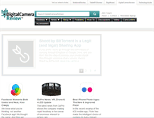 Tablet Screenshot of digitalcamerareview.com